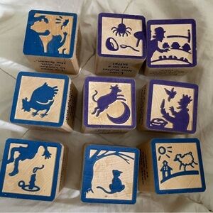 Uncle Goose - Nursery Rhyme Blocks - 9 blocks